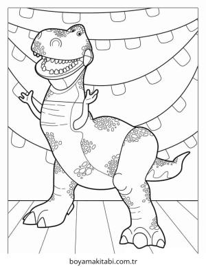 Toy Story boyama sayfası – el becerilerini geliştirir, boyama çalışması