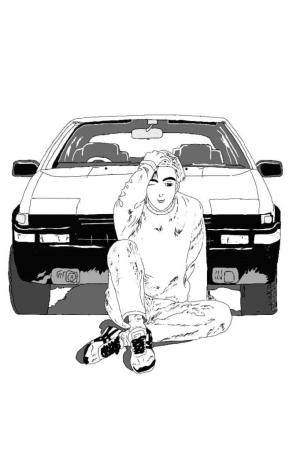 Toyota boyama sayfası,  coloring page, Çocuk ve Toyota araba, 