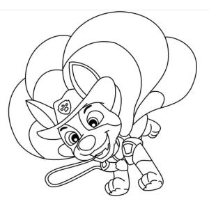 Tracker Paw Patrol boyama sayfası,  coloring page, Yazdırılabilir Tracker Paw Patrol, 