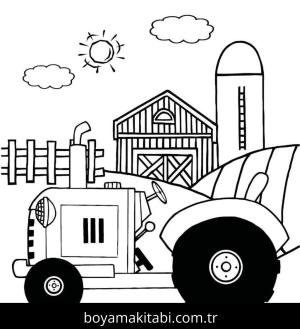 Traktör Boyama