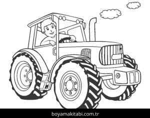 Traktör Boyama