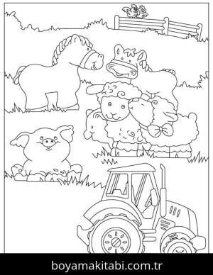 Traktör Boyama