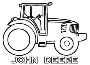 Traktör boyama sayfası,  coloring page, John Deere, 