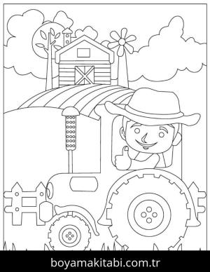 Traktör Boyama