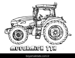 Traktör Boyama