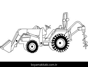 Traktör Boyama