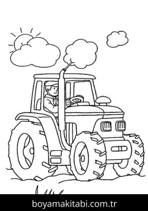 Traktör Boyama