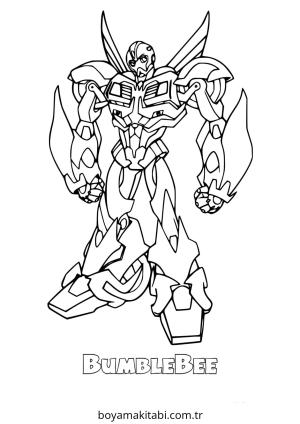 Transformers boyama sayfası – sanatsal çalışma, çocuklar için