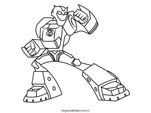 Transformers boyama sayfası – çocuklar için, çizgi film temalı