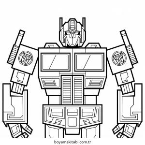 Transformers boyama sayfası – evde etkinlik, ücretsiz yazdır