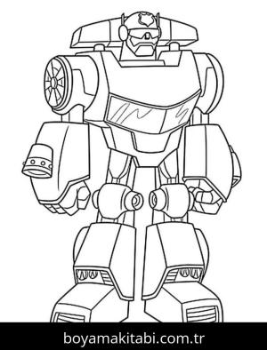 Transformers boyama sayfası – eğitici aktivite, yaratıcılık