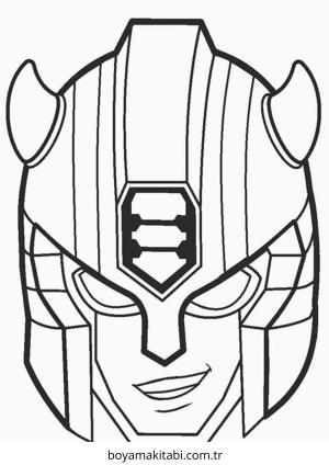 Transformers boyama sayfası – sanatsal çalışma, çocuklar için