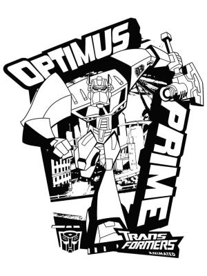 Transformers boyama sayfası, Transformers coloring page, Harika Optimus Prime Ücretsiz, 