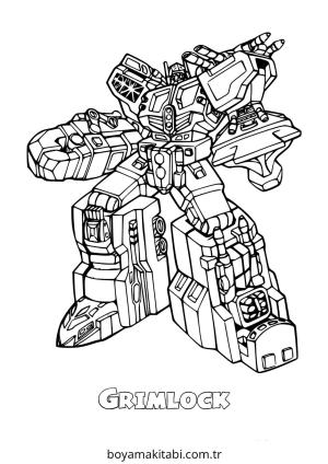 Transformers boyama sayfası – yaratıcılığı geliştirir, keyifli zaman