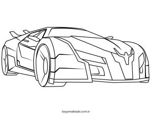 Transformers boyama sayfası – renkli çizimler, okul öncesi
