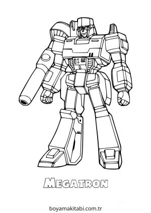 Transformers boyama sayfası – yaratıcılık, eğlenceli etkinlik