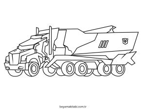 Transformers boyama sayfası – çocuk aktivitesi, PDF indir