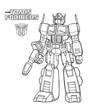 Transformers boyama sayfası, Transformers coloring page, Transformers Optimus Prime, 