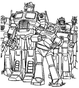 Transformers boyama sayfası, Transformers coloring page, Transformers’daki Autobotlar, 