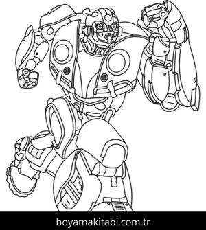 Transformers boyama sayfası – renkli çizimler, okul öncesi