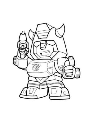 Transformers boyama sayfası, Transformers coloring page, Sevimli Transformers Robotu, 