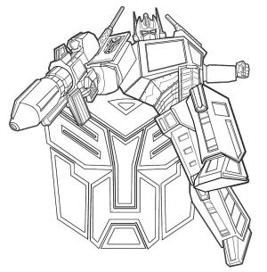 Transformers boyama sayfası, Transformers coloring page, Optimus Prime Transformers’ı Çizmek, 