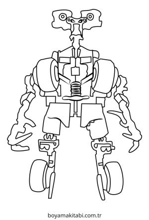 Transformers boyama sayfası – çocuklar için, çizgi film temalı