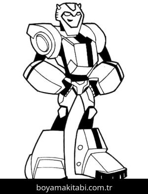 Transformers boyama sayfası – eğlenceli etkinlik, el becerilerini geliştirir