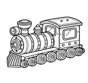 Tren boyama sayfası,  coloring page, Tren Çizimi ücretsiz yazdırılabilir, 