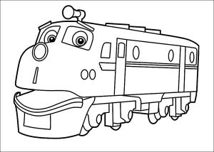 Tren boyama sayfası,  coloring page, Akıllı Tren, 