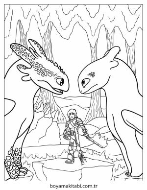 Tren boyama sayfası – basit çizim, kolay boyama