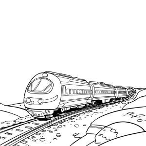 Tren boyama sayfası,  coloring page, Tren resmi çiz, 