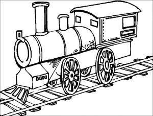 Tren boyama sayfası,  coloring page, Antik Tren, 