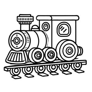 Tren boyama sayfası,  coloring page, Tren Çizimi 2, 