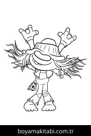 Troller boyama sayfası – yaratıcılık, eğlenceli etkinlik