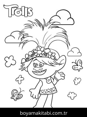 Troller boyama sayfası – yaratıcılık, eğlenceli etkinlik