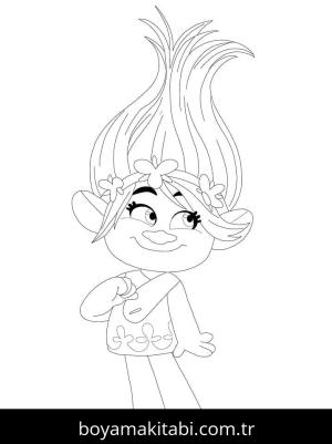 Troller boyama sayfası – keyifli zaman, renkli çizimler