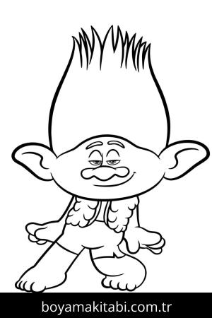 Troller boyama sayfası – eğitici aktivite, yaratıcılık