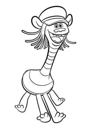 Trolls boyama sayfası,  coloring page, Bakır Troller, 