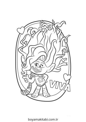 Trolls boyama sayfası – yaratıcılığı geliştirir, keyifli zaman
