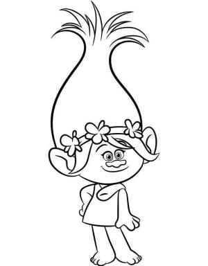 Trolls boyama sayfası,  coloring page, Güzel Haşhaş, 