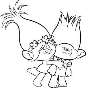 Trolls boyama sayfası,  coloring page, Haşhaş Sarılmak Şube, 