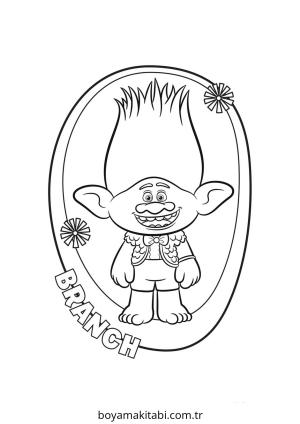 Trolls boyama sayfası – yaratıcılığı geliştirir, keyifli zaman