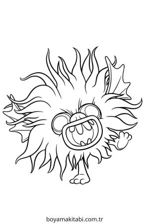 Trolls boyama sayfası – evde etkinlik, ücretsiz yazdır