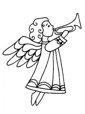 Trompet boyama sayfası,  coloring page, Trompet Açısı, 