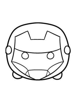 Tsum Tsum boyama sayfası,  coloring page, Iron Man Tsum Tsum, 