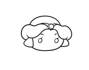 Tsum Tsum boyama sayfası,  coloring page, Yasemin Tsum Tsum ücretsiz, 