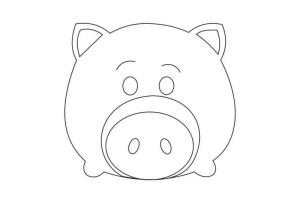 Tsum Tsum boyama sayfası,  coloring page, Hamm Tsum Tsum ücretsiz, 