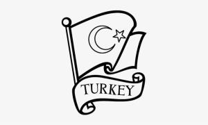 Türk Bayrağı boyama sayfası,  coloring page, Türk Bayrağı, 