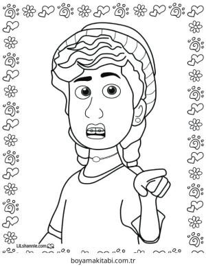 Turning Red boyama sayfası – el becerilerini geliştirir, boyama çalışması